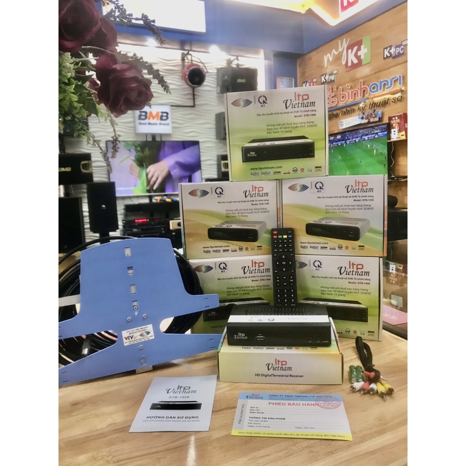 Đầu thu kỹ thuật số xem truyền hình thiết yêu miễn phí LTP STB-1406, đầu số DVB T2