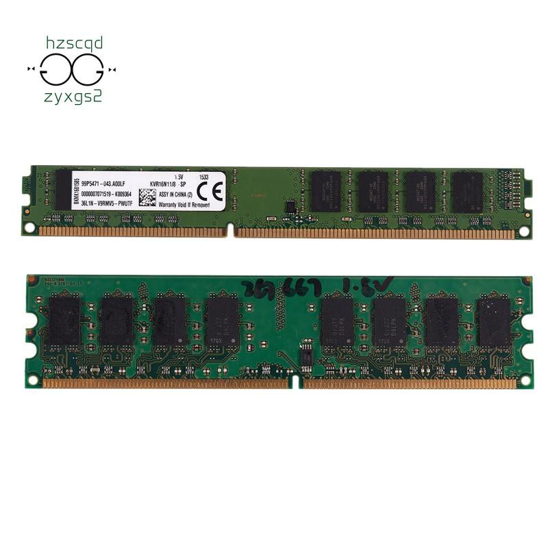 2 Pcs DDR3 Ram Desktop PC Memory 240 Pins System High Compatible for Intel, 2GB & 8GB