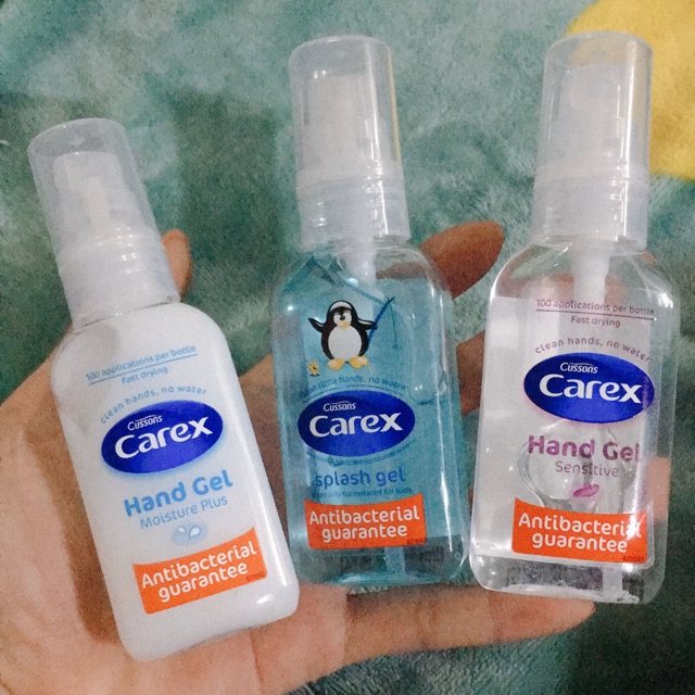 [Hàng UK] Gel rửa tay khô diệt khuẩn Carex 50ML