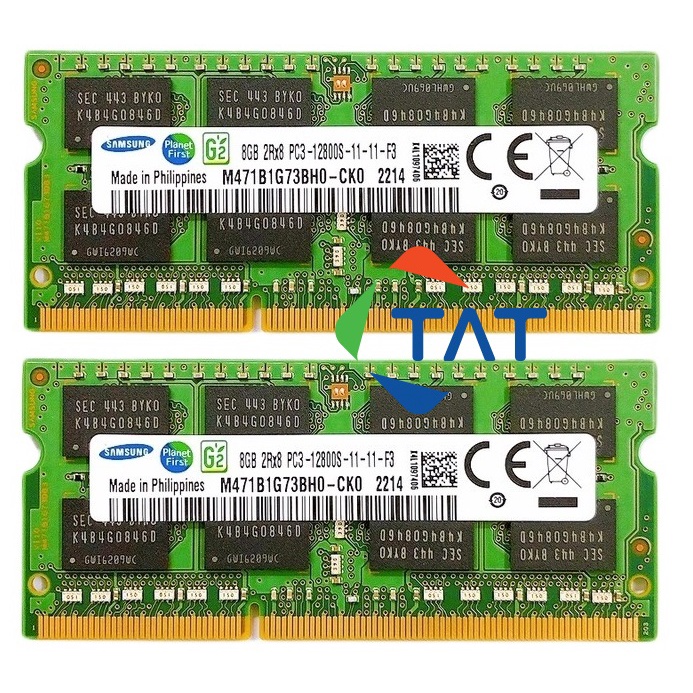 Ram Laptop Samsung DDR3 8GB 1600MHz PC3-12800S 1.5V - Mới Bảo hành 3 năm
