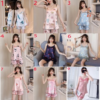Đồ ngủ nữ giảm giá. Đồ ngủ nữ hai dây mặc nhà dễ thương