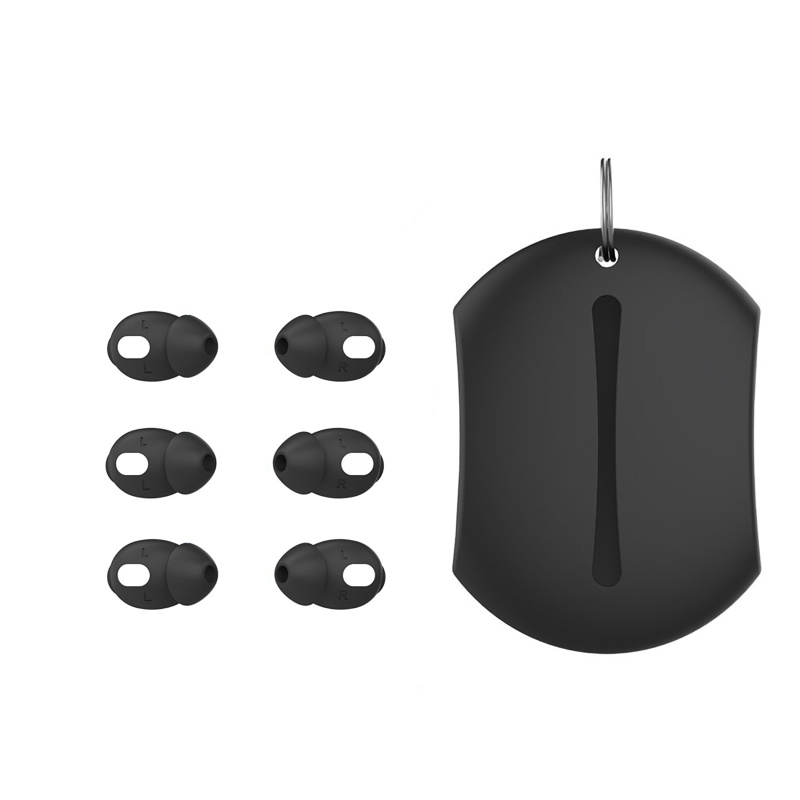 Nút Tai Silicone Cách Âm Chống Rơi Cho Tai Nghe 3 Người