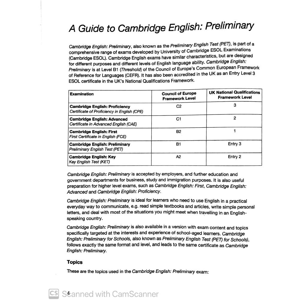 Sách - Cambridge Preliminary English Test 7 Student's Book with Answers FAHASA Reprint Edition