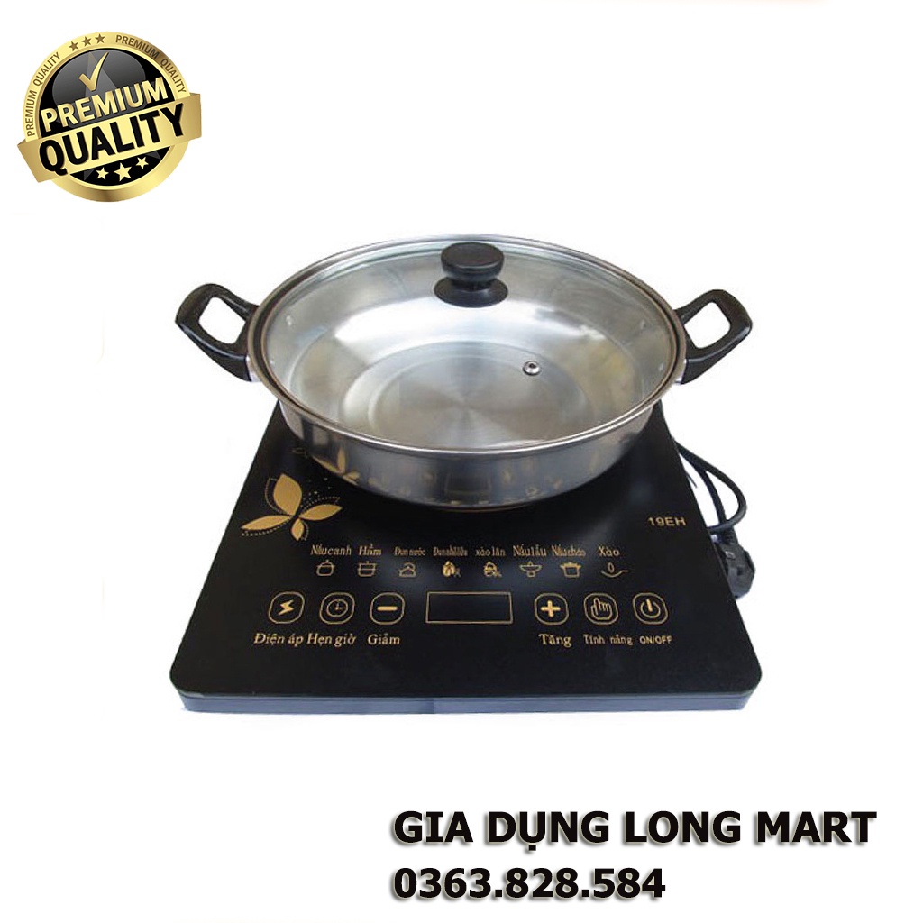 💥Bếp điện từ Media MD-BT1820 tặng kèm nồi - Bếp từ đơn phím cơ media md-bt1820 công suất 2000W