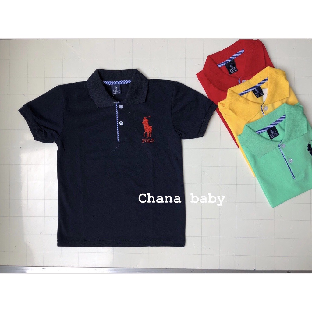 Áo thun bé trai cổ bẻ, vải cá sấu Cotton xuất xịn, chuẩn form,sang trọng cho bé trai bé gái 6 tuổi -11 tuổi