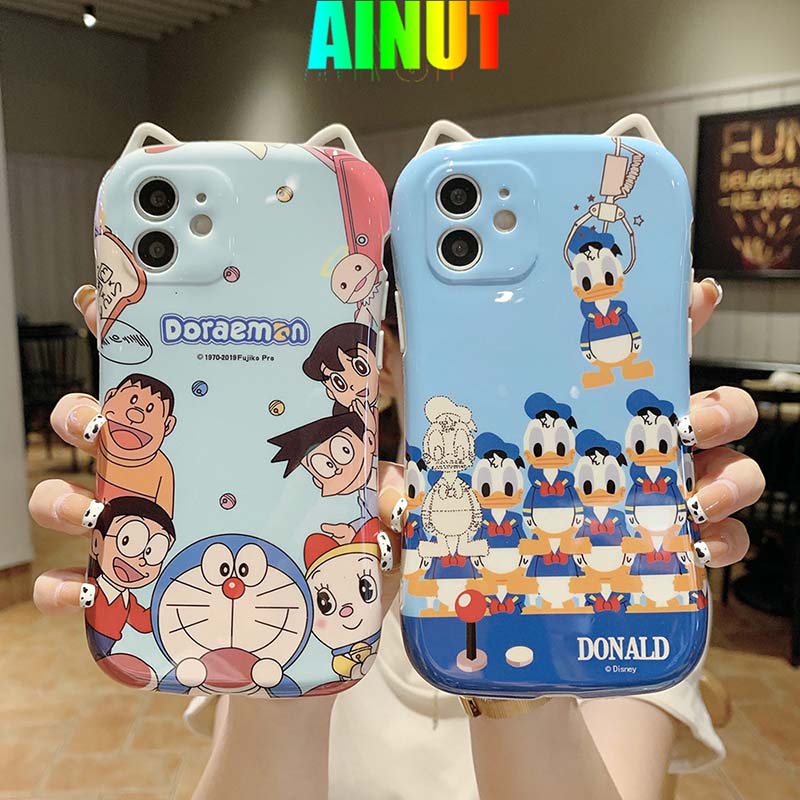 Ốp điện thoại TPU silicon dẻo chống sốc chống bụi in hình hoạt hình thích hợp cho iPhone