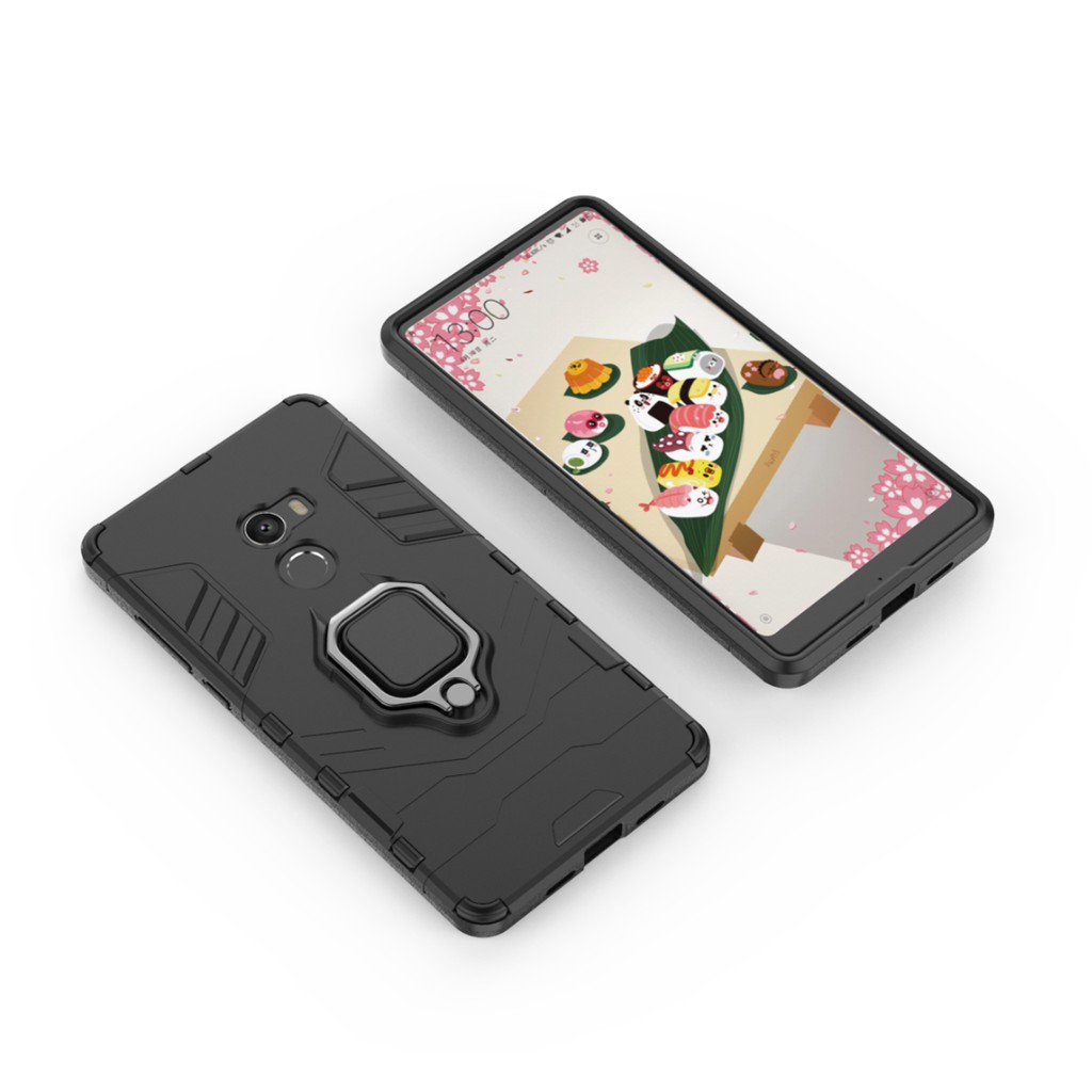 Ốp điện thoại tpu nhựa cứng và silicon chống sốc có chân đế bảo vệ cho Xiaomi Mi Mix 2