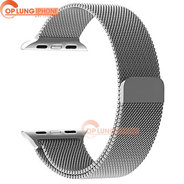 Dây Đeo Inox Cho Apple Watch Milanese Loop 38/40/42/44mm - Dây Đeo Nam Châm Bằng Thép Không Gỉ Cho Series 1 2 3 4 5