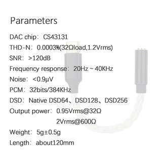 JCALLY JM20 High Performance DAC decoder amplifier Type C to 3.5mm Adapter for Android Windows MacOS