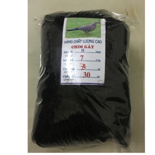 Lưới bẫy chim cu gáy 6cm cao 7M Dài 30m bắt các loại chim to  khứu, chim chích chòe, chi họa mi chất lượng cao