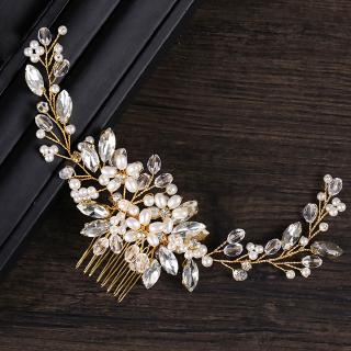 Trâm cài tóc Handmade phối đá thời trang cho cô dâu