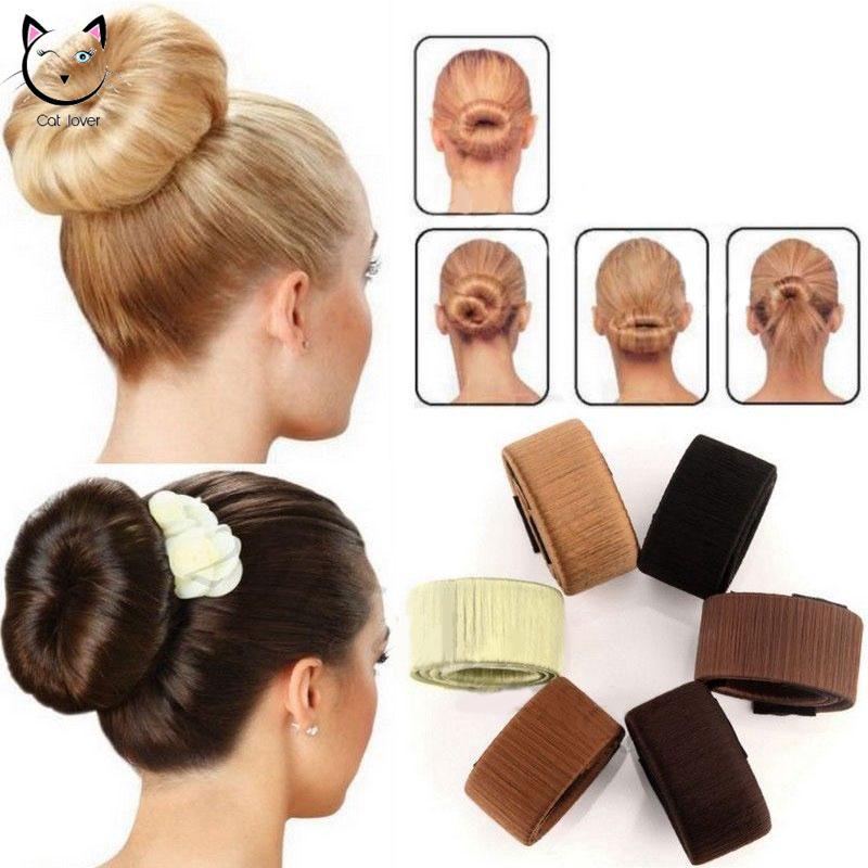 Dụng cụ búi tóc tròn dạng thanh tiện lợi