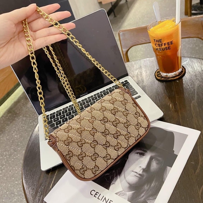 Túi đeo chéo thời trang nữ nhỏ gọn hoạ tiết siêu đẹp phong cách Hàn Quốc