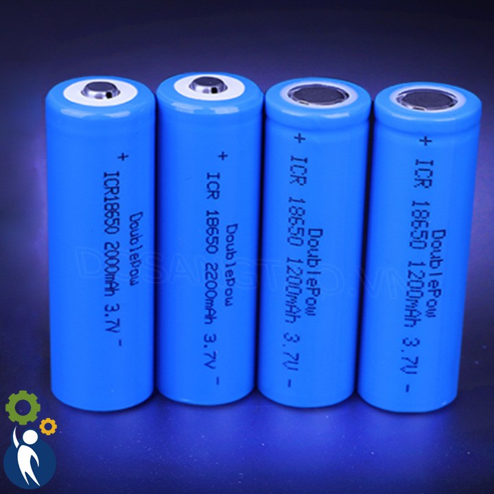 Pin 18650 1200mAh Chuẩn Dung Lượng Hàng Nội Địa Trung Quốc Thương Hiệu DOUBLEPOW