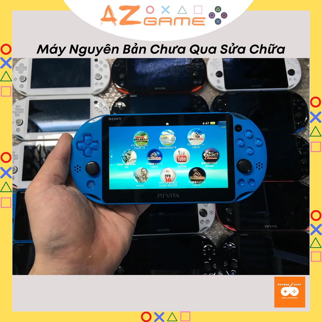 Máy Chơi Game PsVita 1000 - Ps Vita 2000 (Kho GameFree 5000+) Đầy Đủ Phụ Kiện