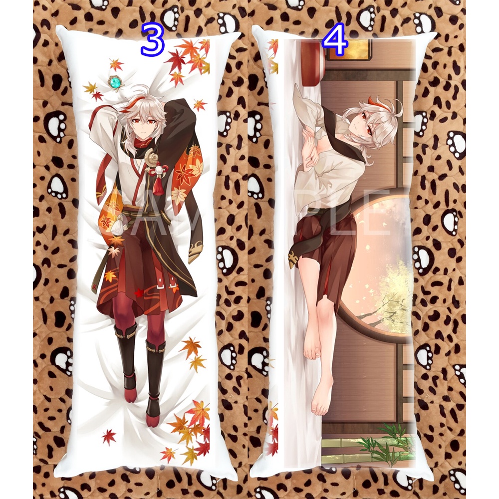 Gối ôm dài anime manga game kazuha genshin impact 1mx40cm
