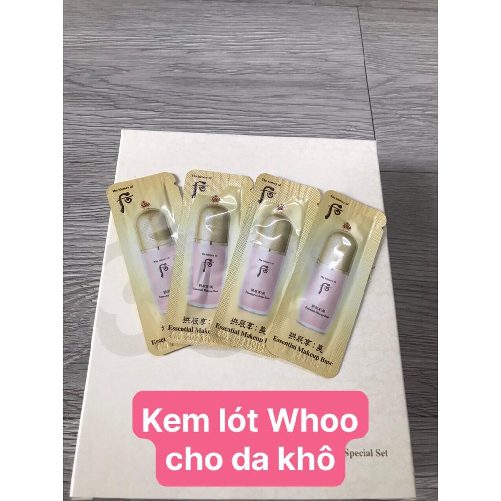 Gói sample Kem lót và kem nền Whoo Velvet bản mới nhất | BigBuy360 - bigbuy360.vn