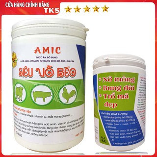 AMIC SIÊU VỖ BÉO: Nở Mông, Bung Đùi, Trổ Mã Đẹp, Bật Cựa - Lon 1kg