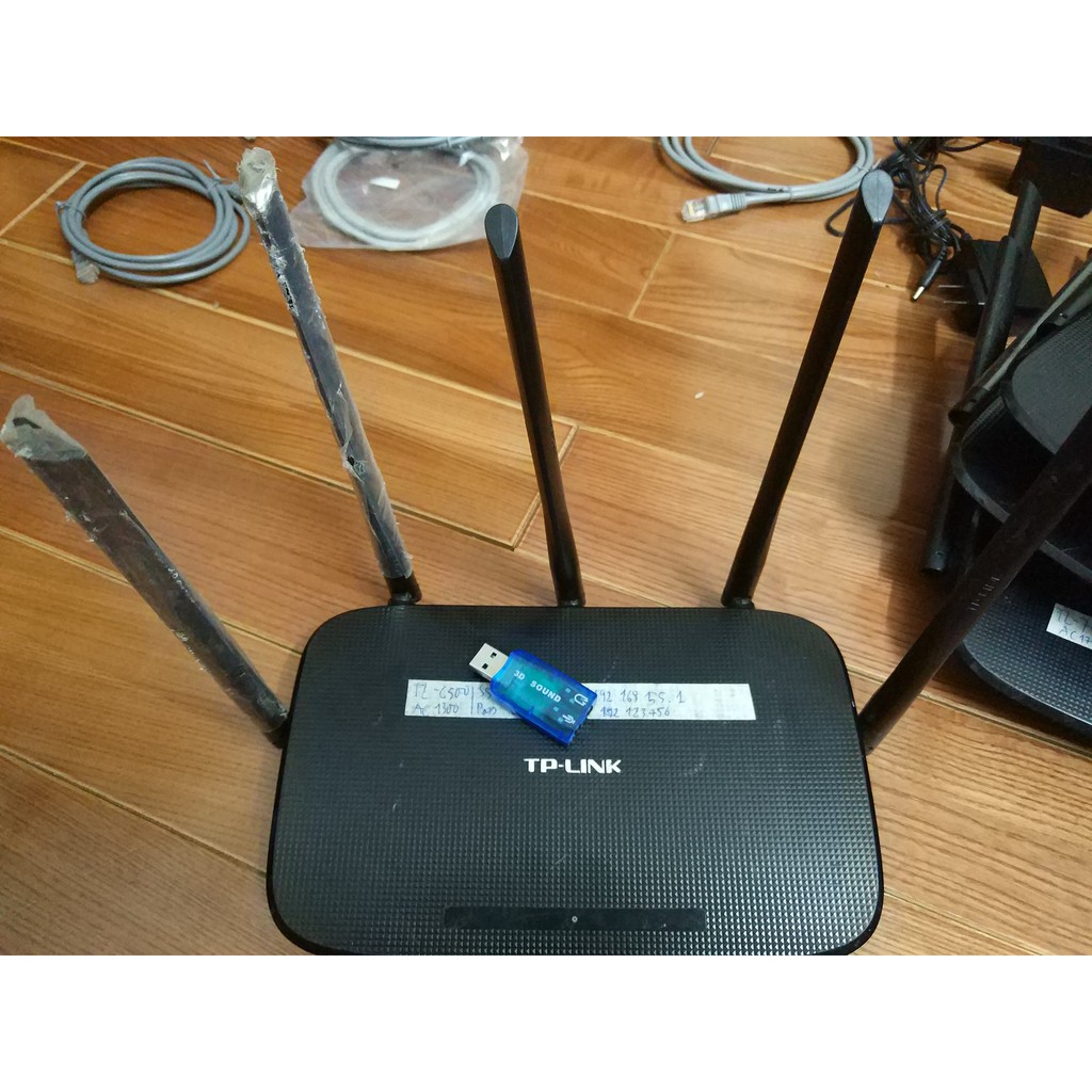 Bộ phát WIFI router TP-LINK TL-WDR6500 5 râu chất lượng cao, chuẩn AC 1300 băng tần kép (Bộ định tuyến không dây) | BigBuy360 - bigbuy360.vn
