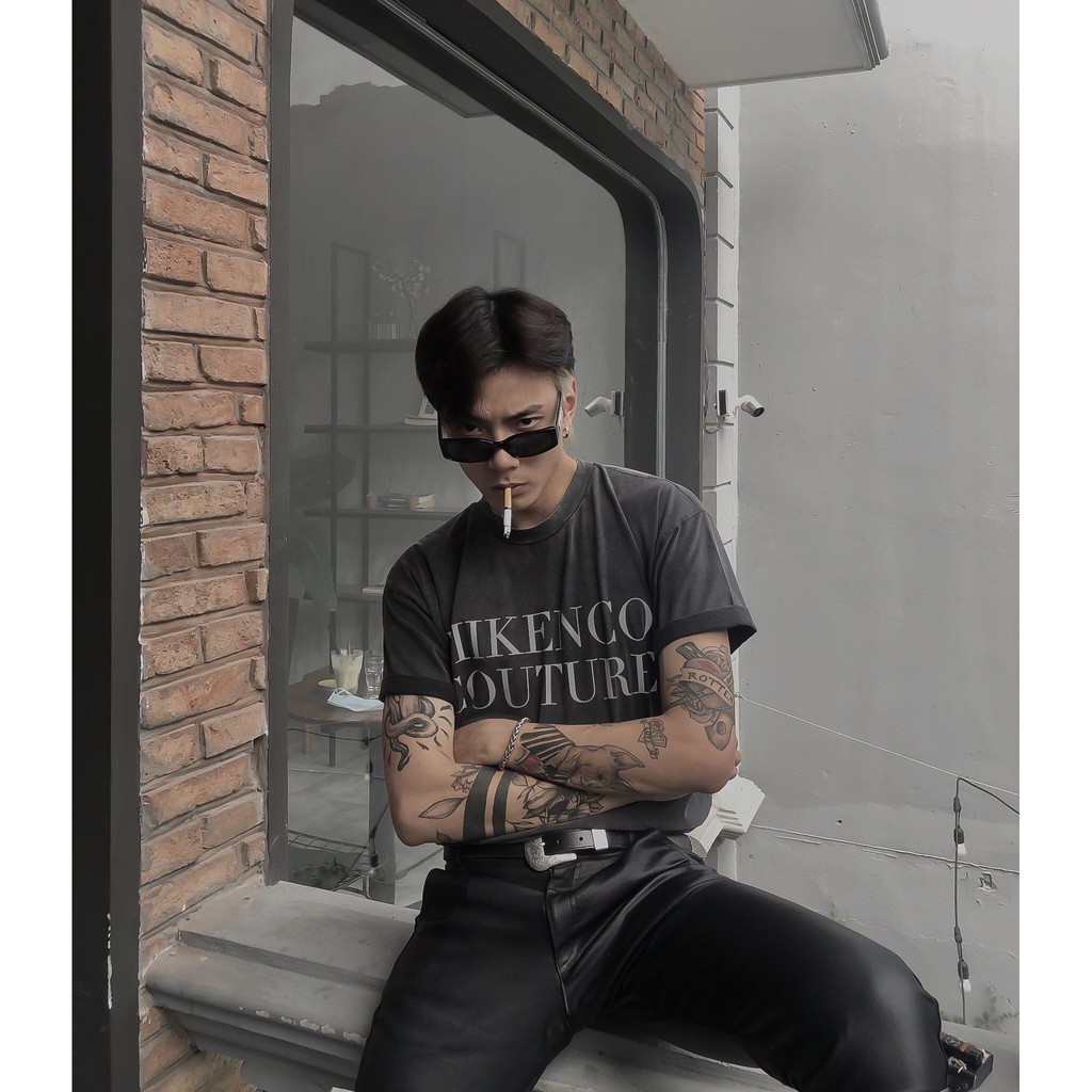 Áo phông ngắn tay unisex MIKENCO Couture Grey | BigBuy360 - bigbuy360.vn