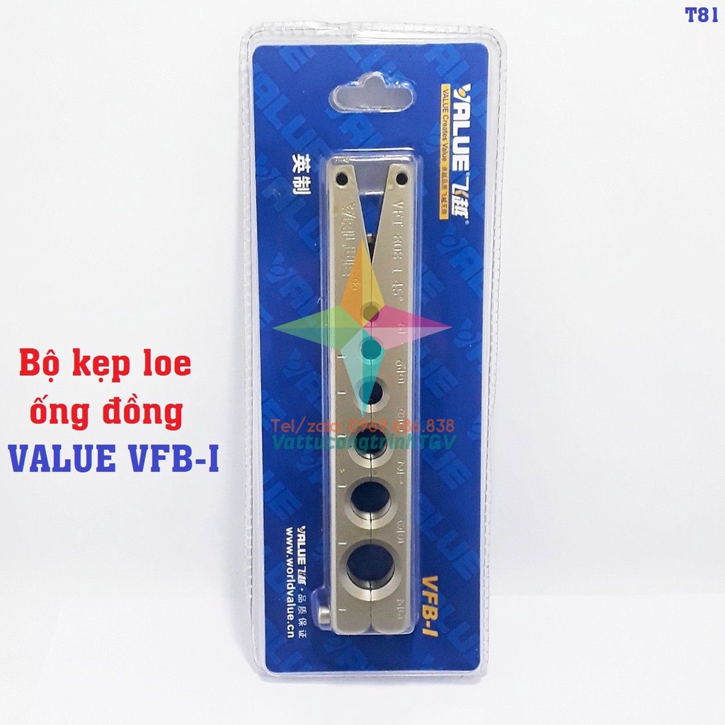 Bộ kẹp loe ống đồng VALUE VFB-I