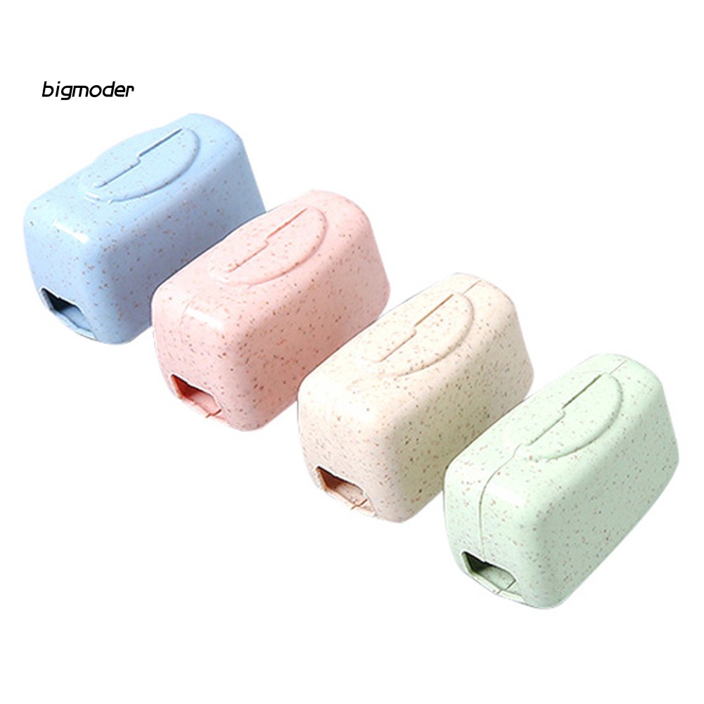 Set 4 Đầu Bọc Bàn Chải Đánh Răng Bằng Nhựa Tiện Dụng Khi Đi Du Lịch Giá