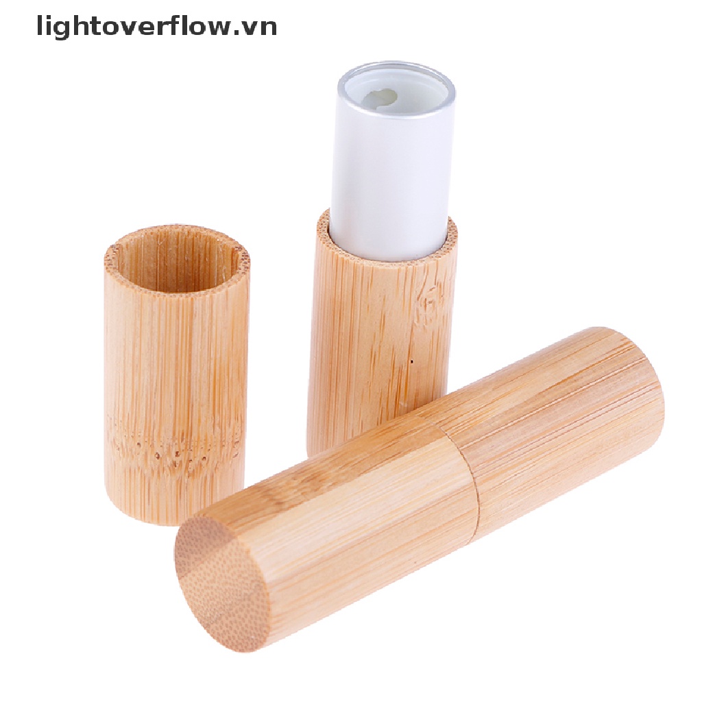 Hộp Rỗng Đựng Son Dưỡng Môi 4G DIY Bằng Tre