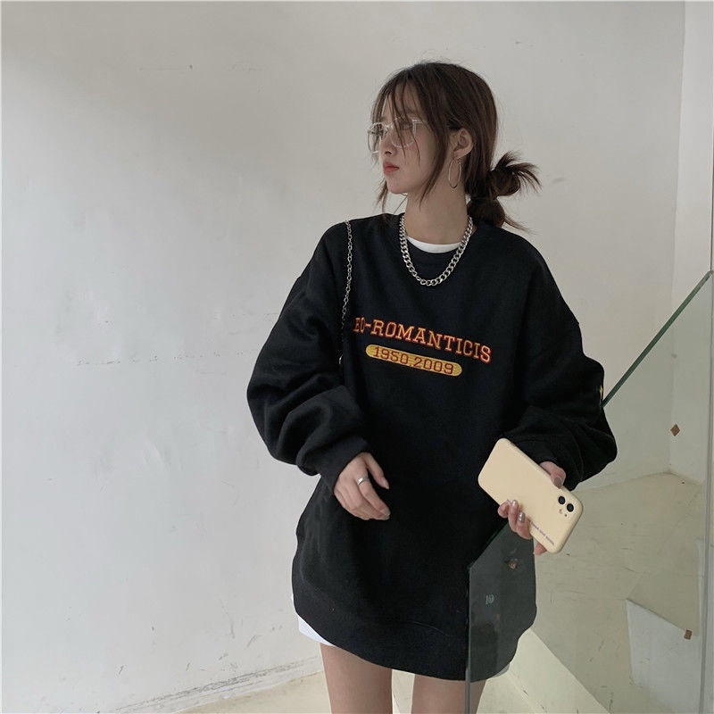 Áo Sweater ROMANTIC UNIVARSEL Nam Nữ unisex phong cách Hàn Quốc cá tính, Chất nỉ bồng đẹp HALEY HD291 | BigBuy360 - bigbuy360.vn