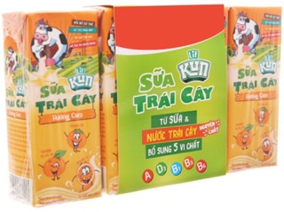 Sữa trái cây Kun 180ml
