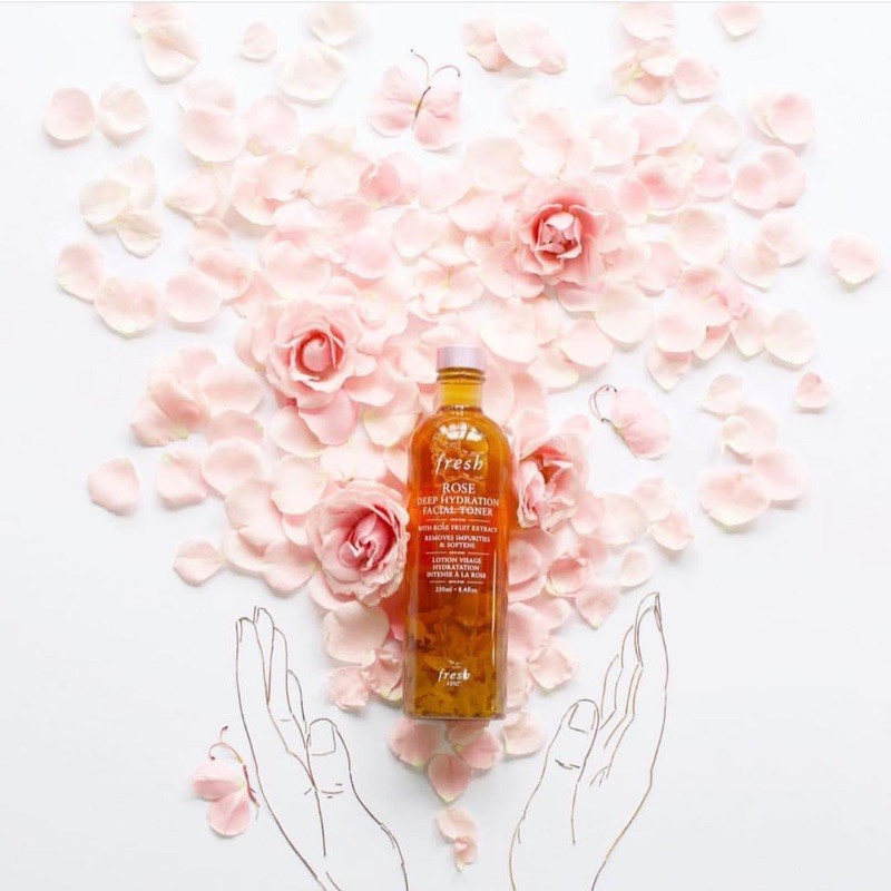 Nước hoa hồng cân bằng da Toner Fresh 100ml, 250ml, 400ml