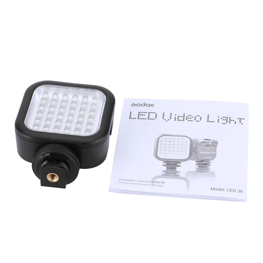 Godox LED36 Video Light 36 Đèn LED cho máy ảnh DSLR Máy quay phim mini DVR