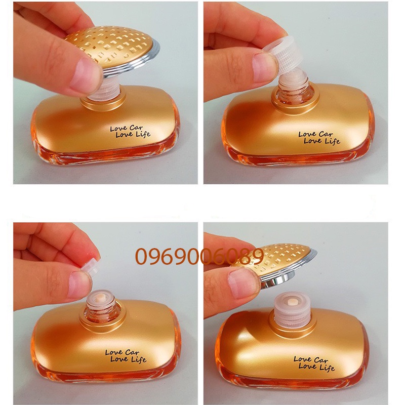 Nước Hoa Ô tô/ xe hơi LOVE CAR Perfume thơm mát