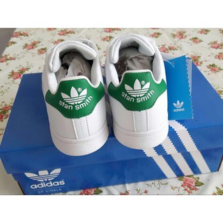 2020Giày thể thao stan smith gót mầu xanh