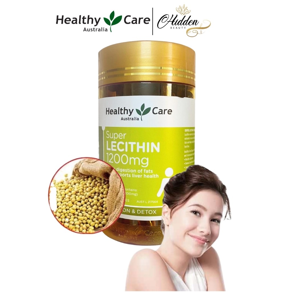 Mầm đậu nành Healthy Care Super Lecithin đẹp da, đào thải độc tố gan, cân bằng nội tiết tố