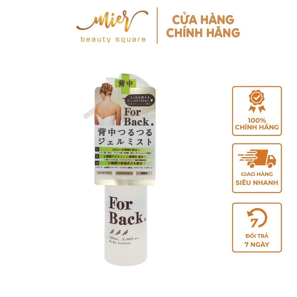 Xịt Mụn Lưng Pelican For Back Medicated Body Lotion 100ml