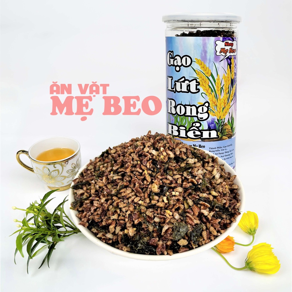 Gạo lứt huyết rồng sấy rong biển 300Gr Mẹ Beo cực ngon