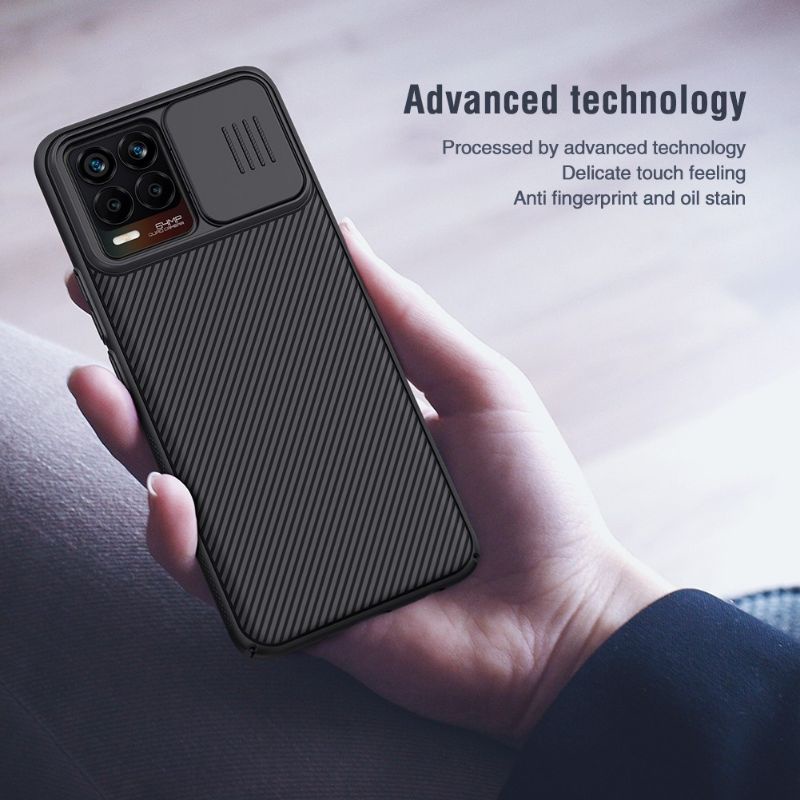 Ốp Nillkin CamShield Realme 8 , Realme 8 Pro bảo vệ camera, nắp trượt Camera