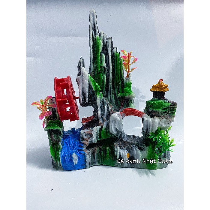 TIỂU CẢNH TRANG TRÍ HỒ CÁ NON BỘ 20x7x27cm