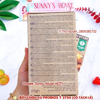Bột chiên xù hữu cơ Probios Ý