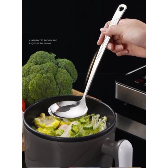 Muỗng, Vá Muôi múc canh Inox 304 cao cấp sáng bóng