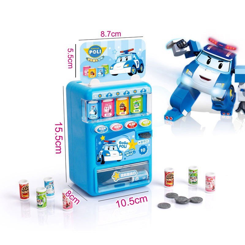 Máy bán nước tự động  Robocar  Poli - Đồ chơi trẻ em