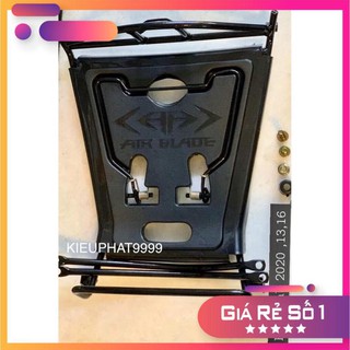 PHU KIEN TRANG TRI DO CHOI XE MAY GIA RE!!!!!!!! Baga AirBlade 2020 Ab2020 Đen Nhựa Chân Sắt Đủ Pat và Ốc
