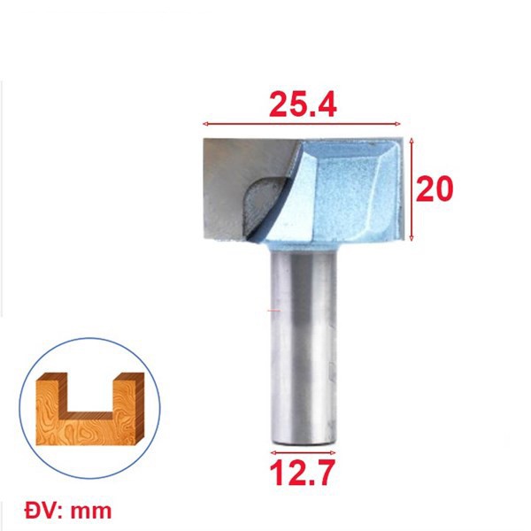 Mũi soi vuông Tideway LC0106 cốt 12,7mm hàng công ty