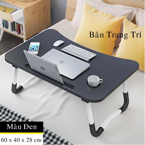 Bàn laptop đa năng gấp gọn HÀNG NHẬP KHẨU LOẠI 1 có Khe cắm Ipad + cốc đựng ly ) | BigBuy360 - bigbuy360.vn