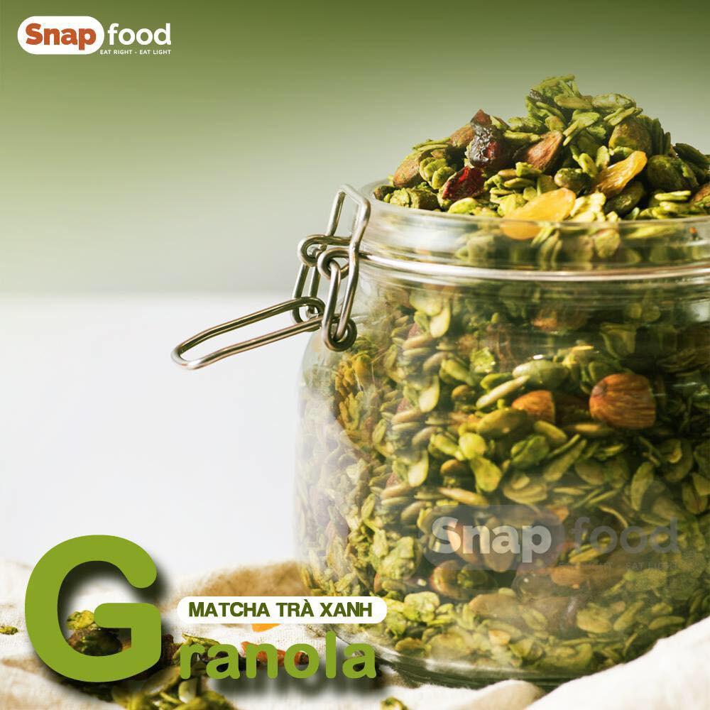 [SNAPSN002 Giảm giá 15%] Ngũ cốc GIẢM CÂN - Ngũ cốc ăn liền GIẢM CÂN  EATCLEAN - Granola vị matcha (500gr) | BigBuy360 - bigbuy360.vn