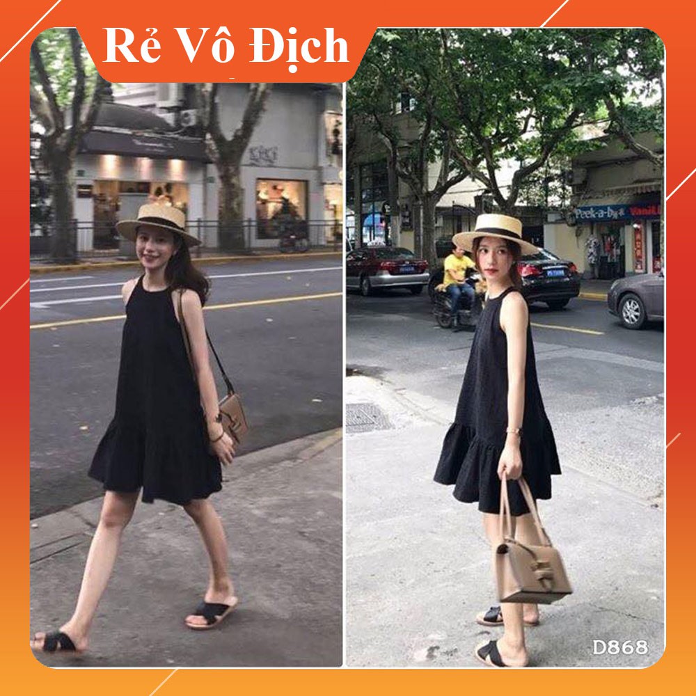 Nhập WA1707 hoàn 10k xu_Đầm xòe tầng đuôi cá cổ yếm - Đầm dự tiệc tiểu thư hàng thiết kế