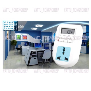 Ổ CẮM HẸN GIỜ THÔNG MINH AL06 - Tự động bật tắt hệ thống đèn sân vườn khi trời tối và sáng