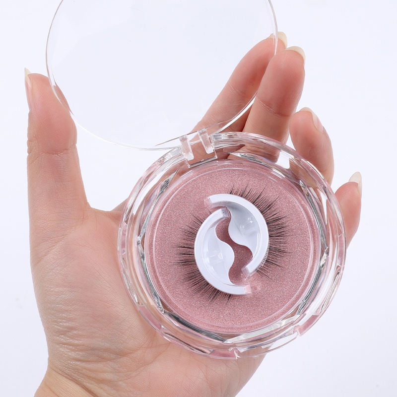 [Hàng mới về] Cặp lông mi giả 3D bằng lông chồn tự giả tự dính sống động dài dày tái sử dụng được cho nữ