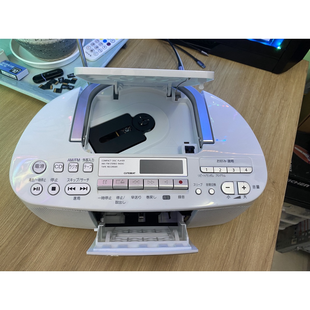 ĐÀI RADIO CASSETTE, CD Toshiba TY-CDH7 NHẬT BẢN