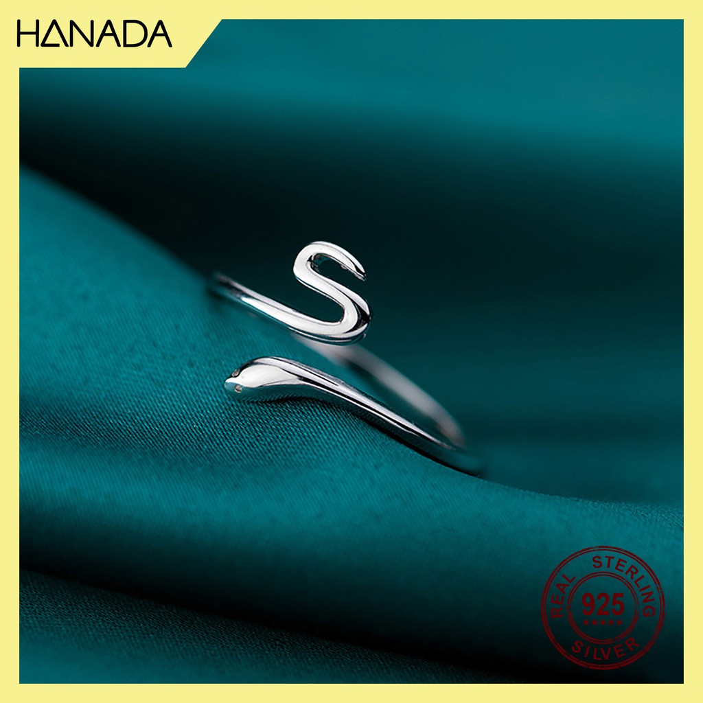 Nhẫn Bạc 925 Hanada Rắn 0708 N2